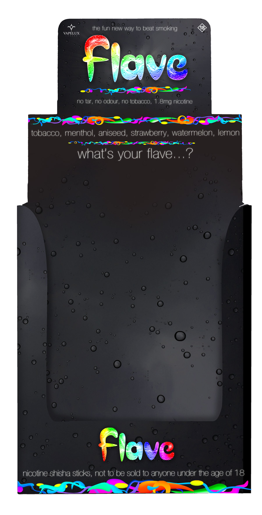 Flave display packaging design